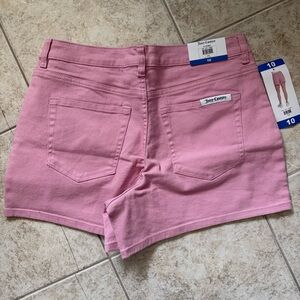 Juicy Couture Pink Jean Short Shorts Size 10 Inseam 4.5"